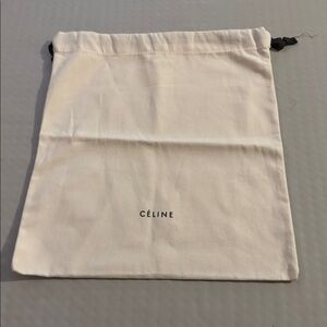 Céline White Dust Bag